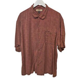 Tommy Bahama XL Mens 100% Silk Button-Up Shirt